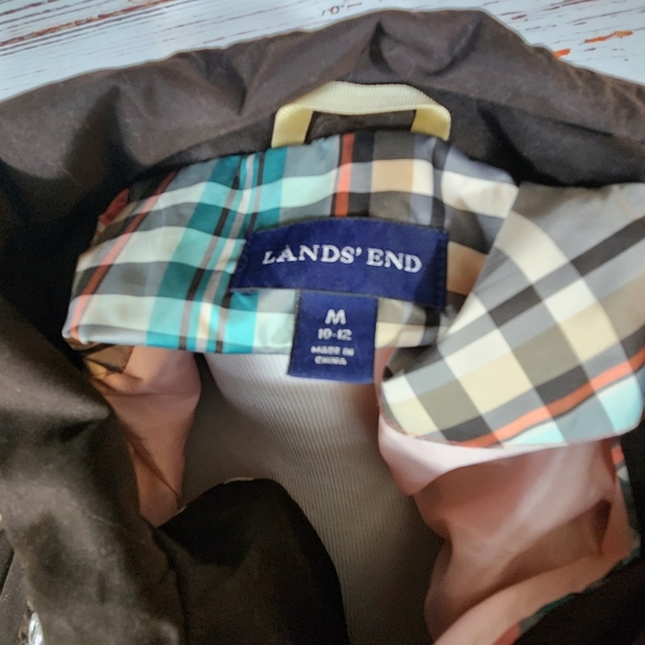 LAND'S END Brown Jacket Size Medium - Picture 4 of 6